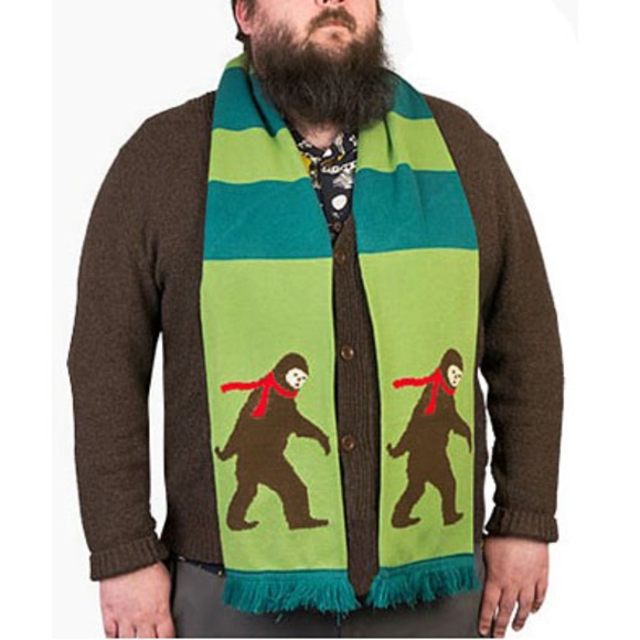 Accoutrements Other - *3 pieces Men's Bigfoot Sasquatch Soft Knit Scarf